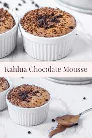 Chocolate Mousse With Kahlua Recipe Kahlua Chocolate Chocolate Mousse Chocolate Mousse Recipe