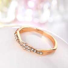 Twisted Rope Hemp Flowers Ring Plating Rose Gold Silver Micro Cubic Zirconia Tail Ring Fashion Womens Jewelry Rings Fashion Rings Sterling Silver Cross Pendant