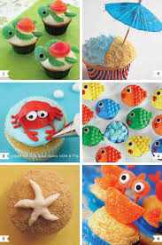 Cupcake Decorating Ideas For Boy Birthday Under The Sea Cupcake Decorating Ideas Chickabug Sea Cupcakes Cupcakes Decoration Sea Party Ideas