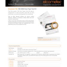 elcometer e142 1 dust tape test kit iso 8502 3