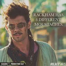Prior to it, during a brief exchange between the two of them and jack rackham, flint began to suspect that both rackham and silver were plotting to kill him once they retrieved the treasure flint had buried earlier. Mustaches Jack Rackham