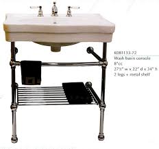 Console Sink With Metal Legs Ideas On Foter Bathroom Console Small Bathroom Sinks Console Sink
