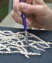 Tutorial The Secret Of Smooth Thinset For Mosaics Mosaic Glass Mosaic Art Projects Mosaic Diy