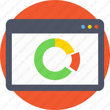 download chart presentation sales screen statistics icon inventicons