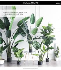 floor decoration factory direct large home living room floor decoration creative green plant potted plants al artificial tree merchandising displays plants