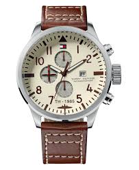 Tommy Hilfiger Watch Men S Brown Leather Strap 1790684 Tommy Hilfiger Watches Watches For Men Movado Mens Watches