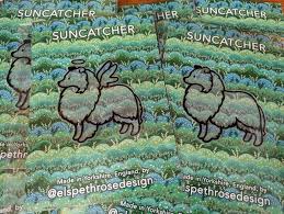 Angel Sheltie Vinyl Window Cling Sun Catcher Gift Idea Dog Design Cute  Shetland Sheepdog Rough Collie Rainbow Bridge