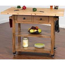 Sunny Designs Sedona Butcher Block Table With Drop Leaf Butcher Block Tables Butcher Block Dining Table Oak Dining Table