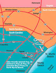 The total straight line flight distance from myrtle beach, sc to raleigh, nc is 145 miles. Directions To North Myrtle Beach Thomas Beach Vacations