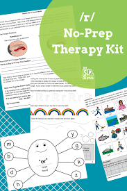 R Homework How To Work On The R Sound At Home No Prep Kit Speech Therapy Activities Articulation Therapy Activities Language Therapy Activities