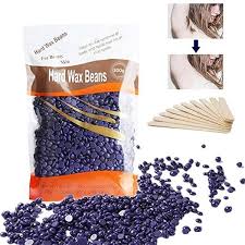 Hard wax is a type of wax that adheres to the hair follicle (versus the skin) and hardens and removes on its own, eliminating the need for paper strips. Painless Hair Removal No Strips Depilatory Pearl Hard Wax Bead 300g With 10pcs Wood Stick Purple Buy At A Low Prices On Joom E Commerce Platform