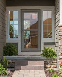 The rubber strip at the bottom of the screen that holds it in the top of the window has split horizontally. Storm Doors Long Island New York Security Door Installation