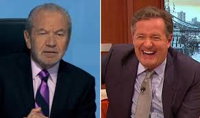 Piers morgan has been called by some the other simon cowell. indeed, his role on america's got talent is to provide brutally honest (and often moderately rude). The Apprentice 2015 Lord Sugar Slams Piers Morgan During Book Task Tv Radio Showbiz Tv Express Co Uk