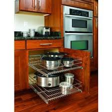 Rev A Shelf 2 Tier Metal Pull Out Cabinet Basket Item 309630 Model 58 21c 2 5 1 Rev Kitchen Cabinets Fittings Rev A Shelf Small Kitchen Cabinets