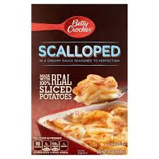 Betty Crocker Scalloped Potatoes 4 7 Oz Box Walmart Com Betty Crocker Scalloped Potatoes Scalloped Potatoes Betty Crocker