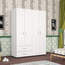 Uzun ömürlü ve ekstra sağlamlık! Bebek Odasi Dolabi 4 Kapili Kapakli 2 Cekmeceli Dolap Gardrop Modelleri Ve Fiyati 699 00 Tl