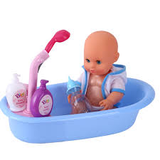 However, i accidentally got some in his mouth and he swallowed it. Children S Simulation Play Suit Baby Shower Bath Toys Bathroom Mini Doll Drink Water Baby Doll Play House Set For Children Bath Toy Aliexpress