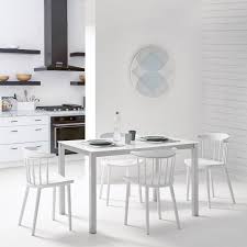 Mesa eames minimalista blanco 80cm y 4 sillas diseño moderno. Mesa De Cocina Cristal Blanco Barata Mesas De Cocina En Bilbao