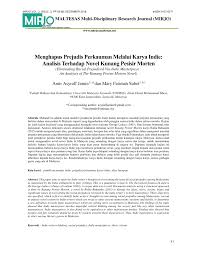 Tentunya banyak faktor yang membuatkan rakyat malaysia membenci orang rohingya. Pdf Menghapus Prejudis Perkauman Melalui Karya Indie Analisis Terhadap Novel Kunang Pesisir Morten