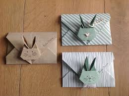 Stampin Up Umschlag Origami Hase Rabbit Umschlag Basteln Osterkarten Basteln Briefumschlag Falten