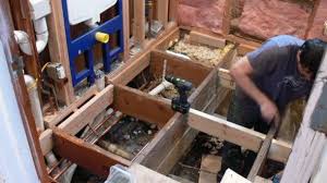 Shower Framing Plumbing Reinforcing Floor Joists With Solid Wood Blocking Bathtub Shower Remodel Walk In Shower Shower Remodel
