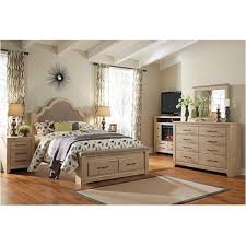 Create a master bedroom with a #farmhouse fresh look! Annilynn Light Brown Ashley Furniture