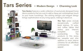 Monarch 3 piece coffee table set with bottom shelves in dark taupe innovate your living space with this contemporary rectangular shape occasional table trio. Made In Turkey Tars Modern Coffee Table For Living Room Easy Assembly White And Chrome Amazon Ae