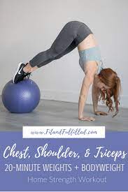 Let's dive into further detail around how to train your chest and triceps together on the same training day. Chest Shoulders And Triceps 20 Minute Workout Fit And Fulfilled