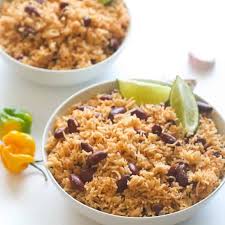 Add the rice and chicken stock to the rice cooker, stir, cover and flip the switch to start cooking. Caribbean Rice And Beans Immaculate Bites
