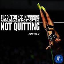 Never Quit Pole Vault Track And Field Quites