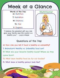 Nutrition Healthy Food Lesson Plans Rock Preschool Food Lessons Healthy Recipes Healthy