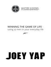 Joey Yap Bazi Interpretation Guide Pdf Winning The Game Of
