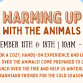 Warming Up with the Animals event in Coward, SC