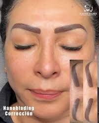 Corrección de cejas con nanoblading en solo 2 etapas y 2 sesiones! Sin  láser, sin complicaciones — logramos cejas más claras, definidas, delgadas  y con un diseño completo y natural. Tu mirada