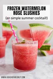 When i first moved to north carolina, i was amazed at the number of roadside stands. Frozen Watermelon Rose Wine Slushies Aka Frose Two Ingredients
