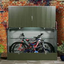 a unique garden storage with an approved sbd mark secured by design comes complete with two stainless steel hasps two high security padloc 自転車置き場 自転車 自転車の収納庫