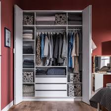 Vox 4 You Bi Fold 4 Door Wardrobe With Built In Drawers In White Bedroom Closet Design Closet Designs Wardrobe Design