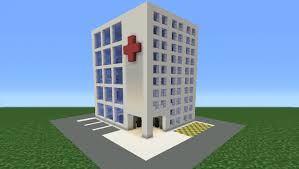 Minecraft Tutorial How To Make A Hospital Minecraft Tutorial Minecraft Minecraft Modern