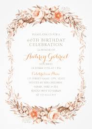 If you wanna have it as yours, please click the pictures and you will go to click right mouse then save image as and click save and download the 60th birthday invitation templates free picture. 60th Birthday Invitations Birthday Invitation Templates