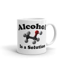 Alcohol Is A Solution W 3d Model Of Alcohol S Chemical Etsy Chemist Gifts Science Gifts Chemistry Gifts