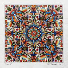 Mandala Art By South African Artist Lize Beekman It Is Lize S Unique Interpretation Of This Age Old Art Form That Makes Her W Buy Art Artworks Art Mandala Art