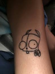I cant wait to do a full leg tattoo of invader zim iskotew gladu. Rachel Coffman On Twitter Got A Gir Tattoo Any Invader Zim Fans