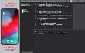 How To Change The Ios Simulator Window Background Color Full Screen Xcode 10 Mojave Dark Mode Stack Overflow