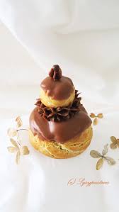Religieuse Au Chocolat Sysypastries Over Blog Com Creme Patissiere Chocolat Recettes De Patisserie Chocolat