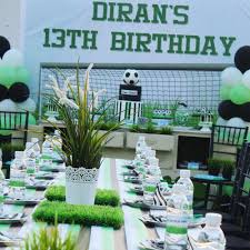 13 Year Old Boy Birthday Party Decoration Ideas Football Birthday Party Ideas Photo 1 Of 13 Birthday Party Venues Football Theme Birthday 13th Birthday Parties