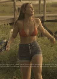 Everything you need to know about joy mangano's big return to hsn. Wornontv Sarah S Denim Shorts And Red Bikini Top On Outer Banks Madelyn Cline Clothes And Wardrobe From Tv