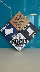 Second Degree Bsn Nursing Cap For Nicu Nurse Nicu Nicunurse Gradcap Decorat Nurse Graduation Cap Graduation Cap Toppers Respiratory Therapy Graduation Cap
