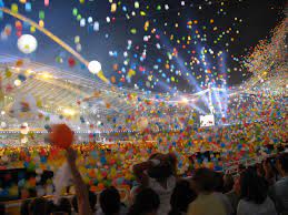 #olympic closing ceremonies #britain #what even is happening #olympics. 2004 Summer Olympics Closing Ceremony Wikipedia