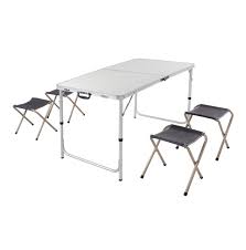 From those designed to offer adaptable seating options in your dining room to those suited to use outdoors, there are table and chair sets for every home. China Outdoor Furniture Camping Folding Aluminium Picnic Barbecue Folding Table Chair Set For Four People China Folding Table And Chair Set Camping Table Set