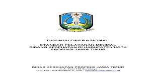 Tabel 75 definisi operasional   rasio tenaga kesehatan masyarakat per 100.000 penduduk adalah tenaga kesehatan yang bertugas di bidang kesehatan masyarakat di puskesmas, rumah sakit, dan sarana pelayanan kesehatan lain di suatu wilayah per. 200504110915 Do Spm Propinsi Jawa Timur 1